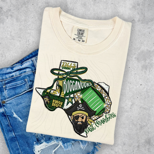 East Chambers Buccaneers Game Day Coquette Transfer