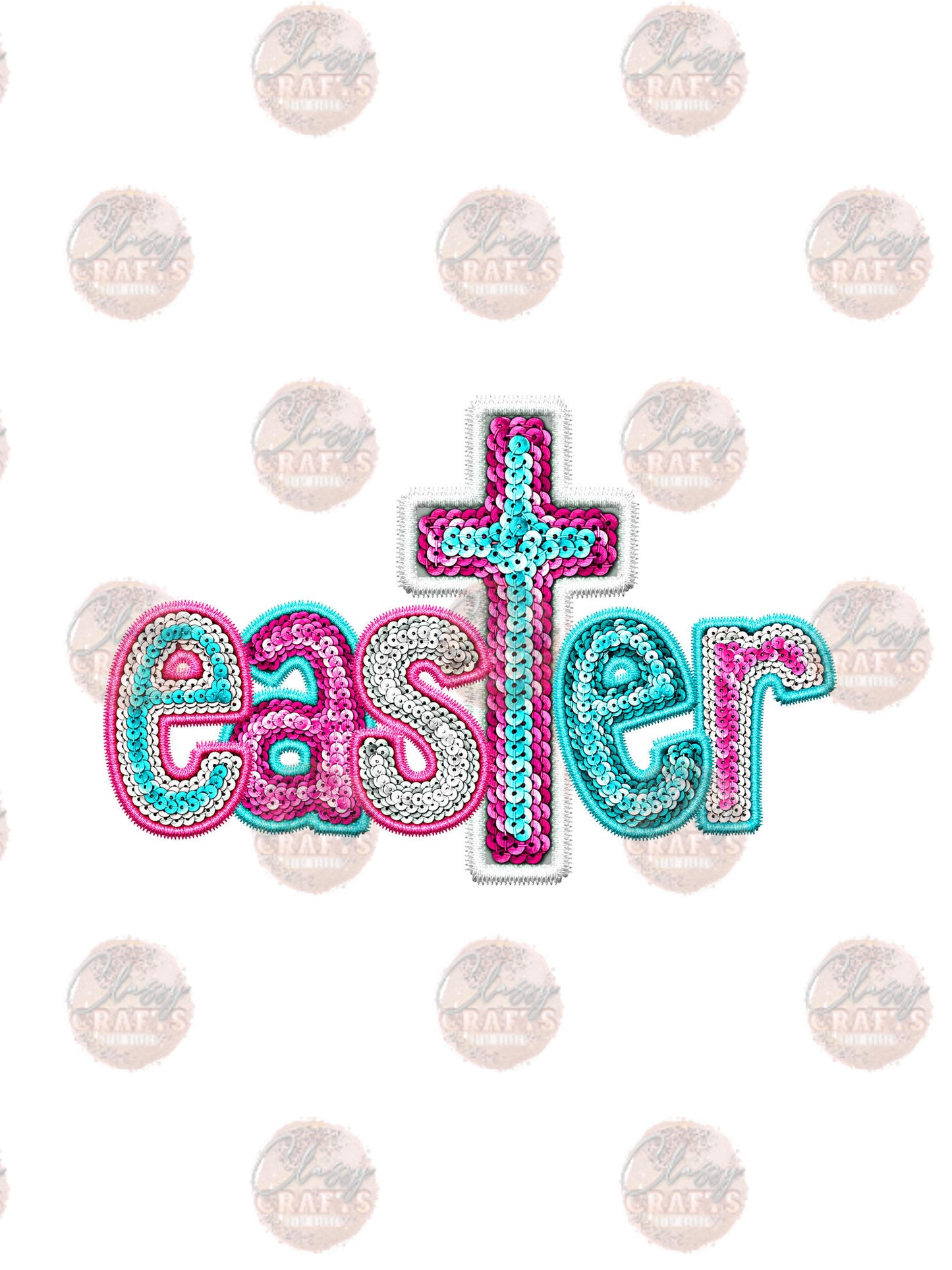 Easter Cross Transfer