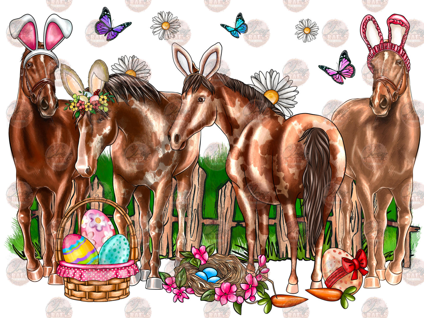 Easter Horses Transfer