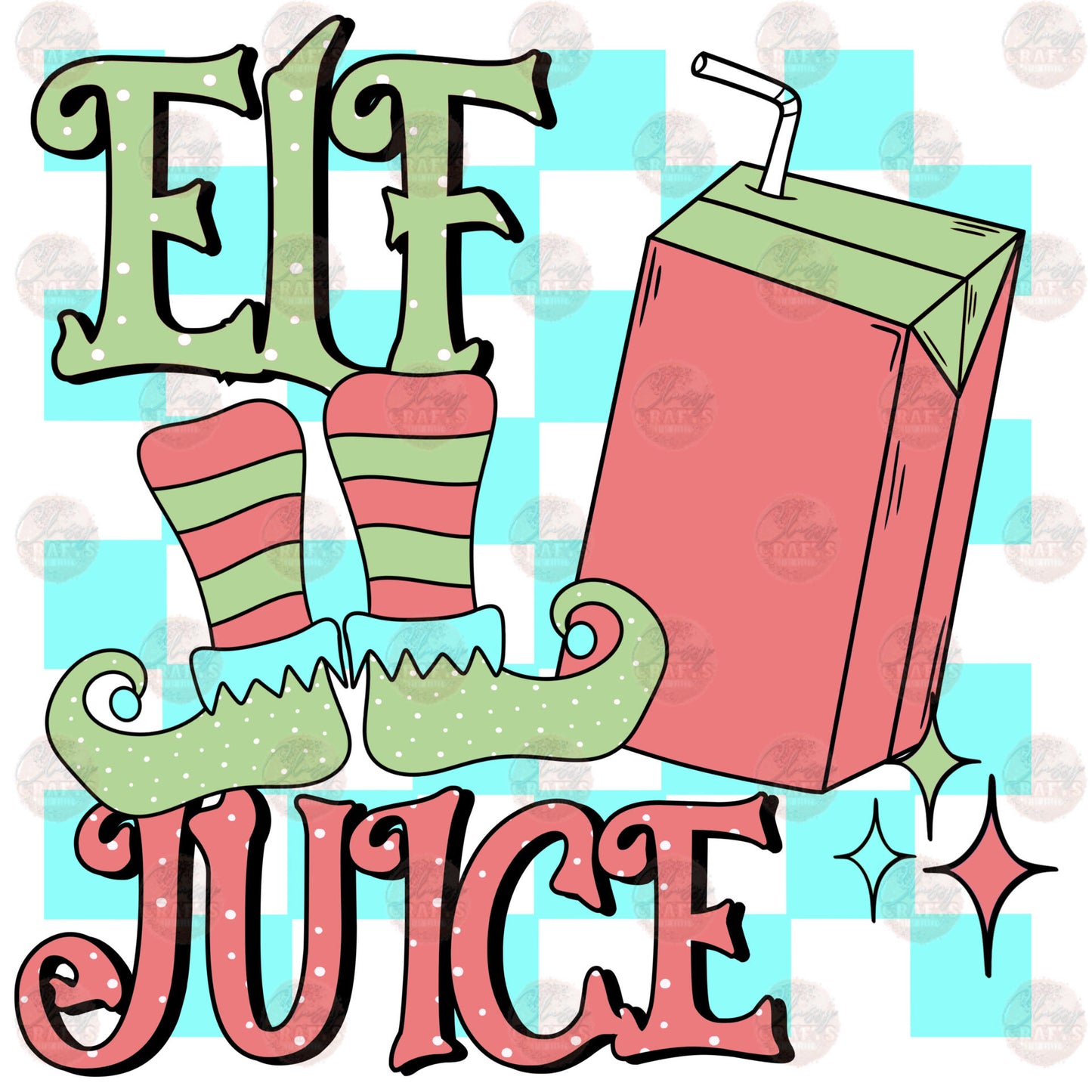 Elf Juice - Sublimation Transfer