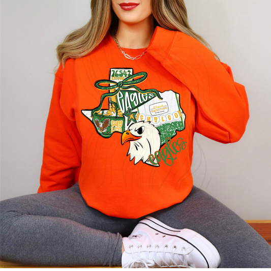 Ellison Eagles Game Day Coquette Transfer