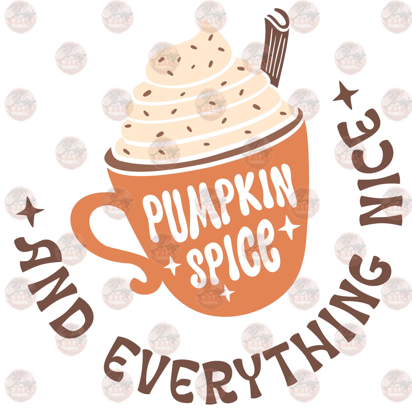 Everything Nice With Pumpkin Spice Transfer