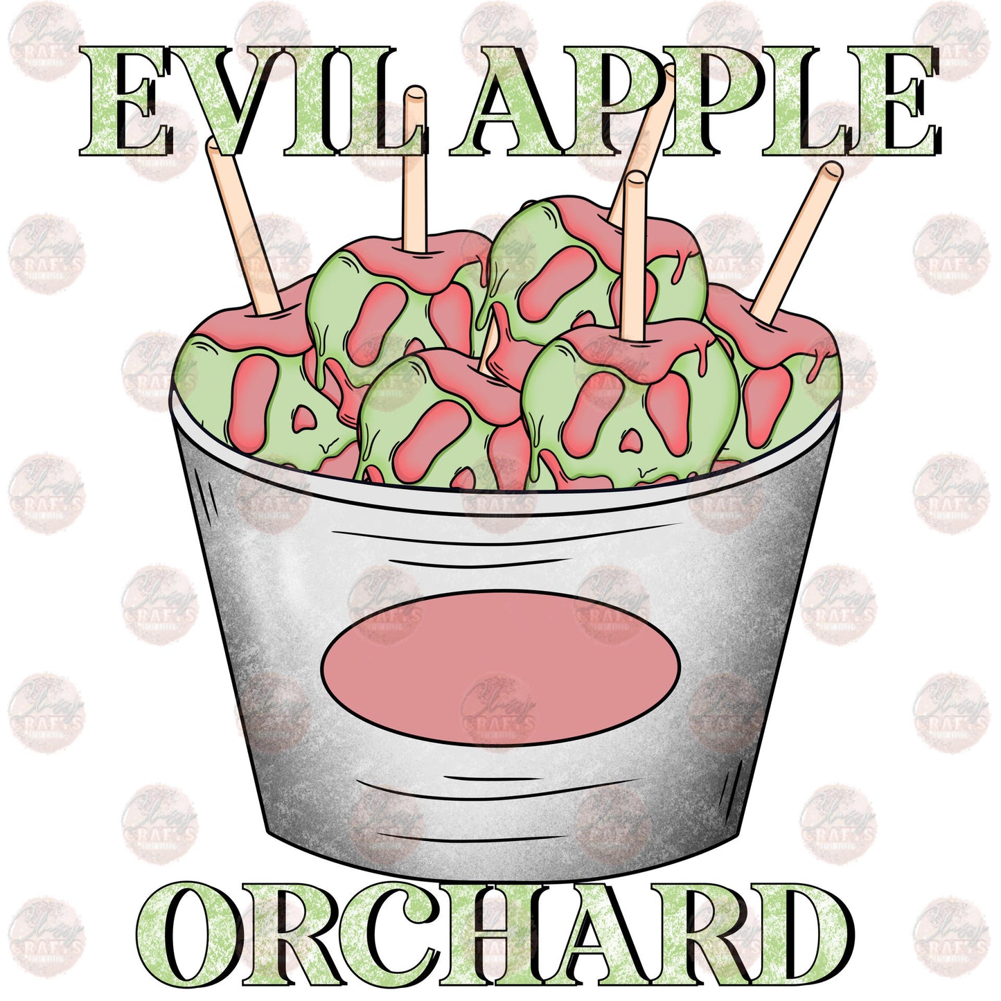 Evil Apple Orchard - Sublimation Transfer