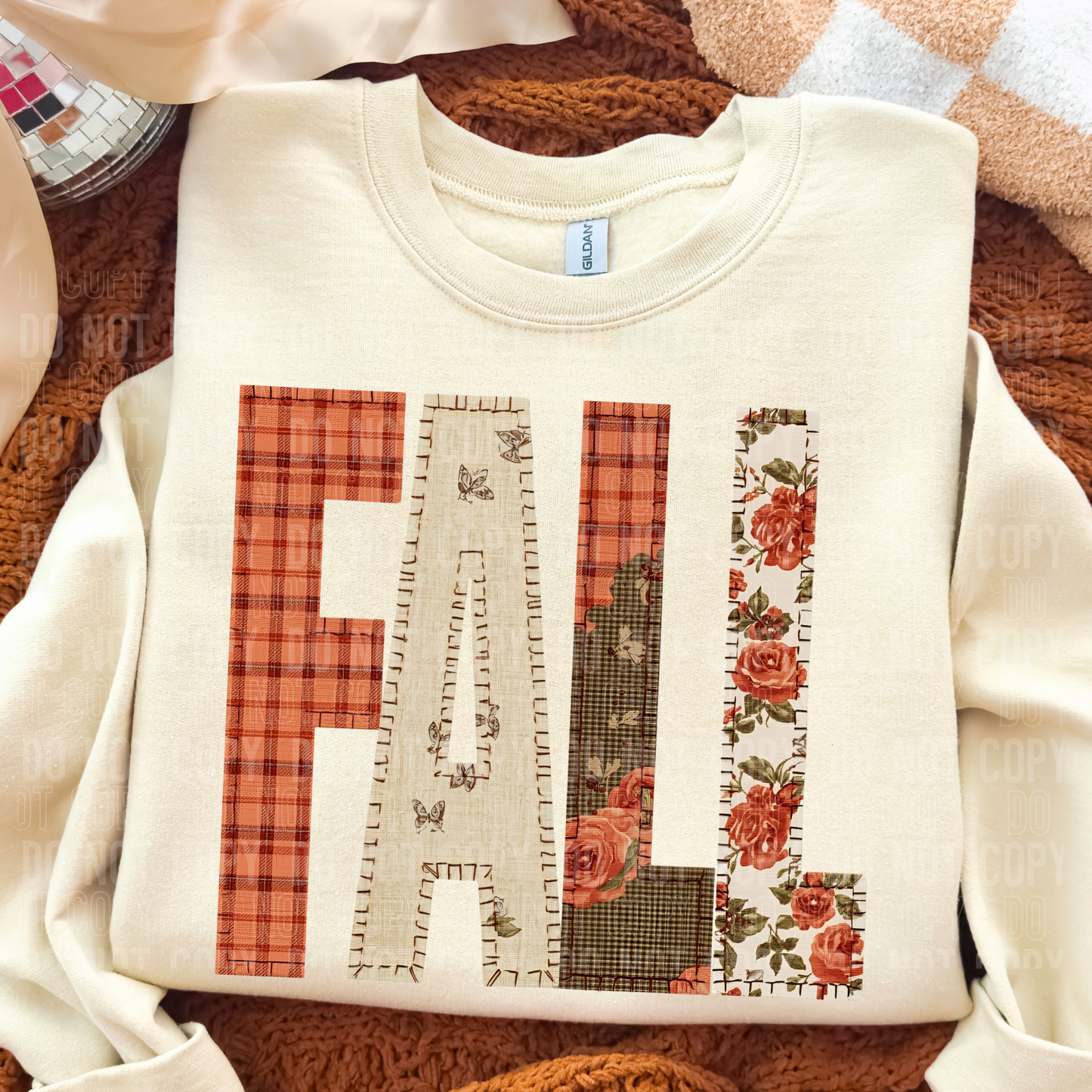 FALL OVERSIZED STITCH TRANSFER