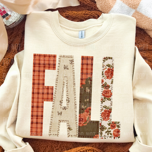 FALL OVERSIZED STITCH TRANSFER
