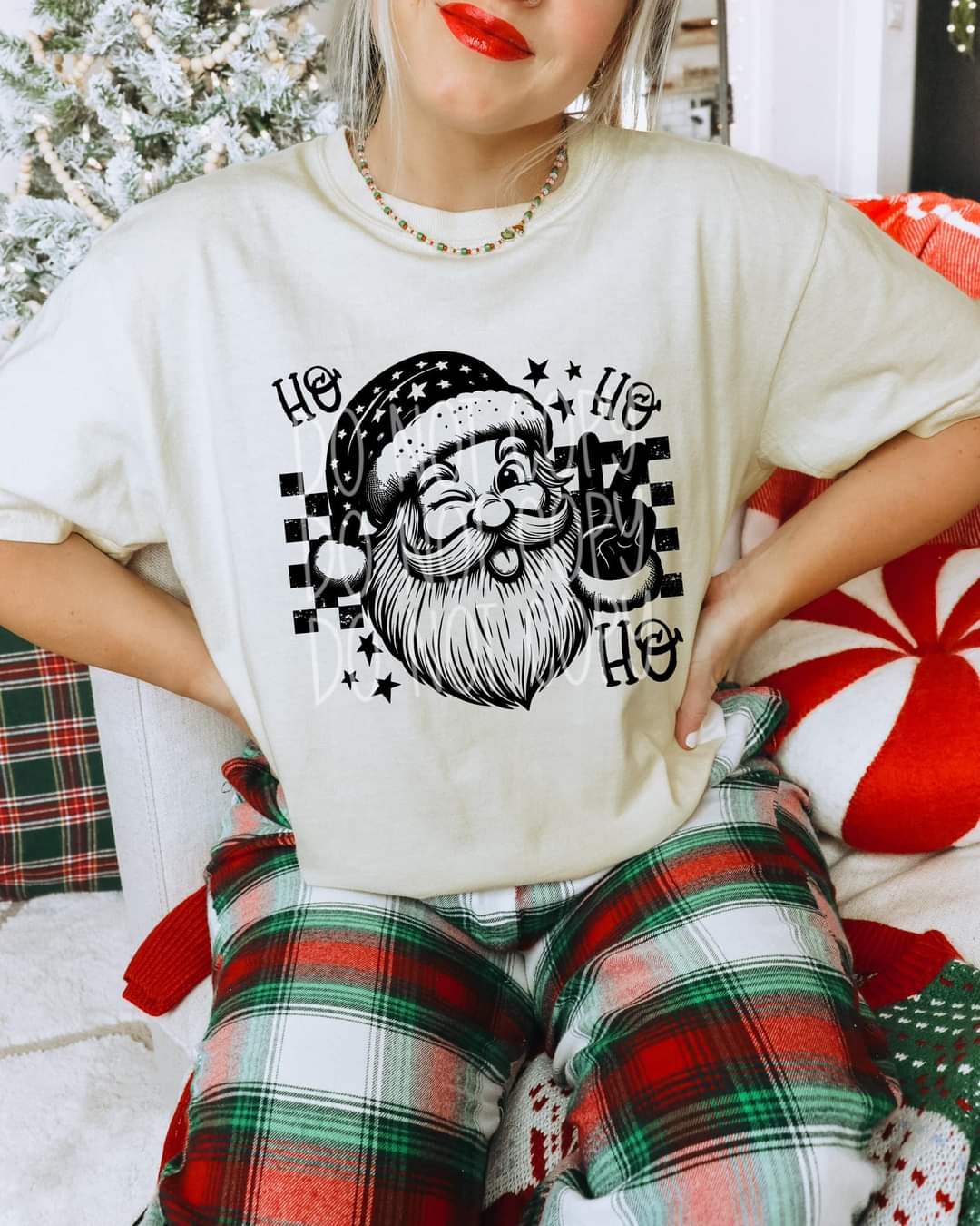 Ho Ho Ho Black Transfer