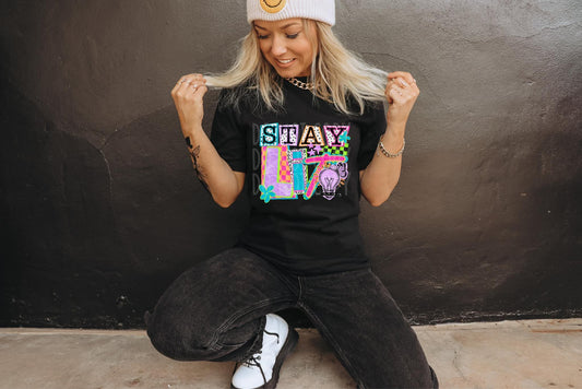 Stay Lit Neon Transfer