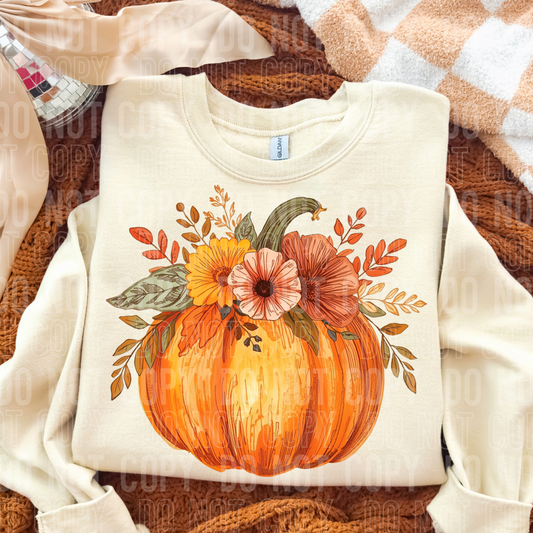 FLORAL PUMPKIN TRANSFER