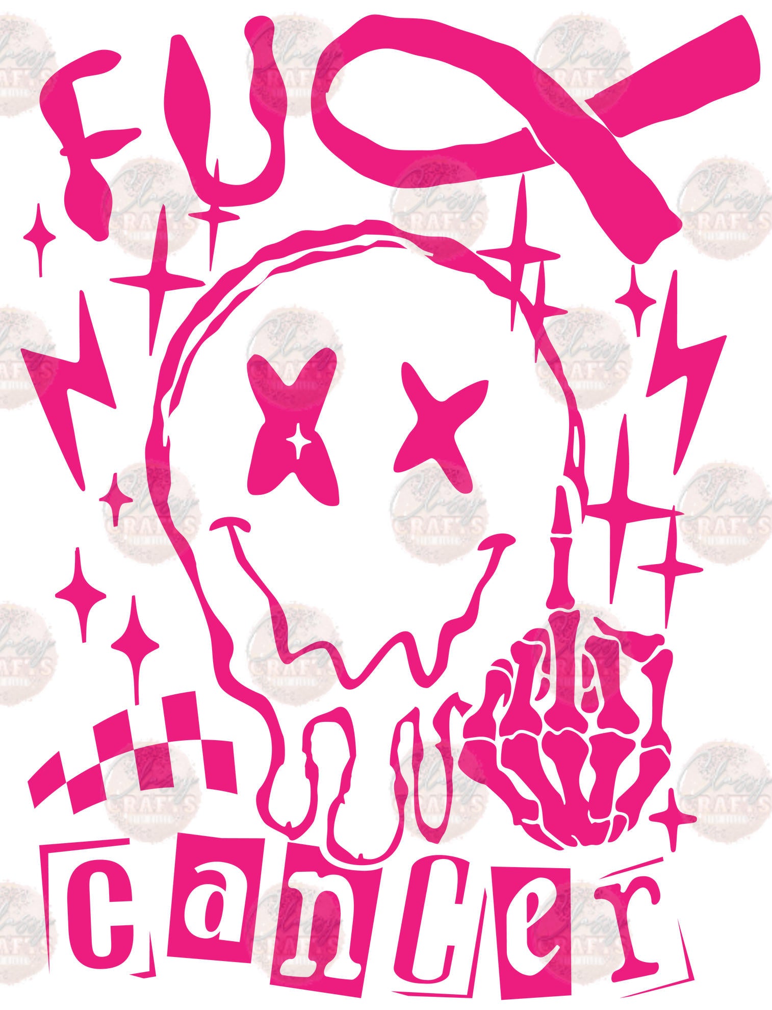 FU Cancer - Sublimation Transfer – Classy Crafts