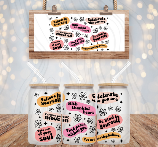 Faith Quotes 16oz Libbey Wrap