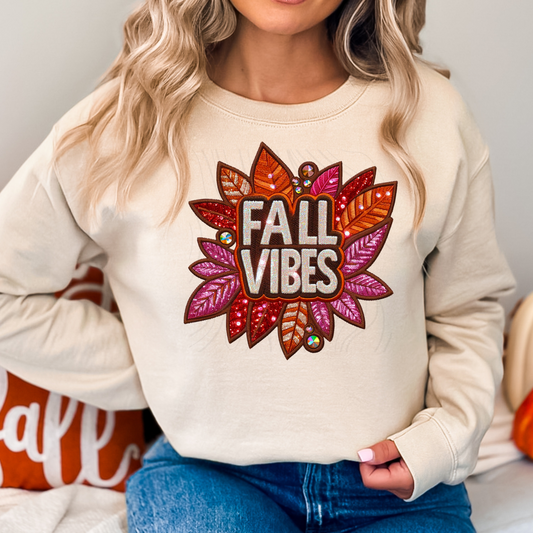 Fall Vibes Red Transfer
