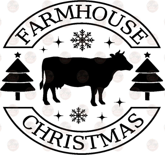 Farm House Christmas - Sublimation Transfer