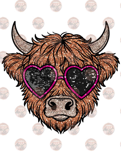 Faux highland cow Transfer