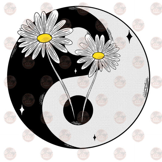 Floral Ying Yang - Sublimation Transfer