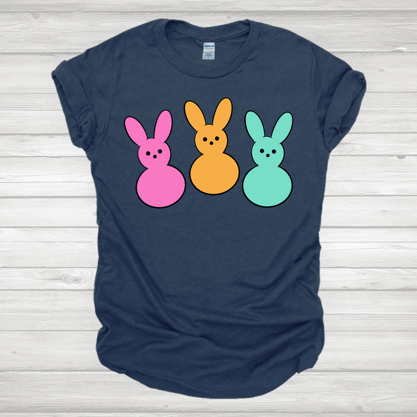 For Peeps Sake Retro Bunnies Transfer