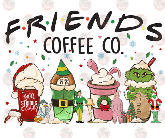 Friendly Christmas Coffee - Sublimation Transfer