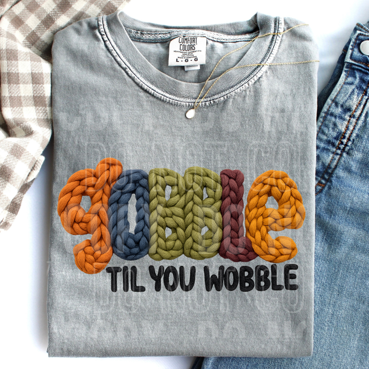 FAUX YARN GOBBLE TIL YOU WOBBLE YARN TRANSFER