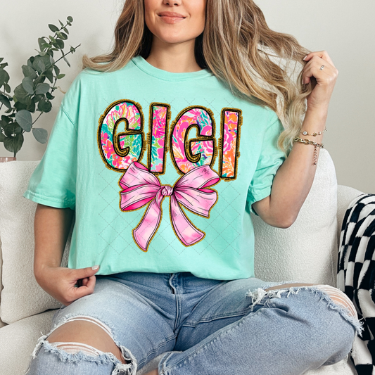 Gigi Tropical Coquette Transfer