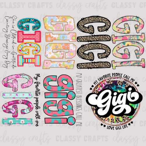 GIGI -  30x24 - MINI PREMADE GANG SHEET