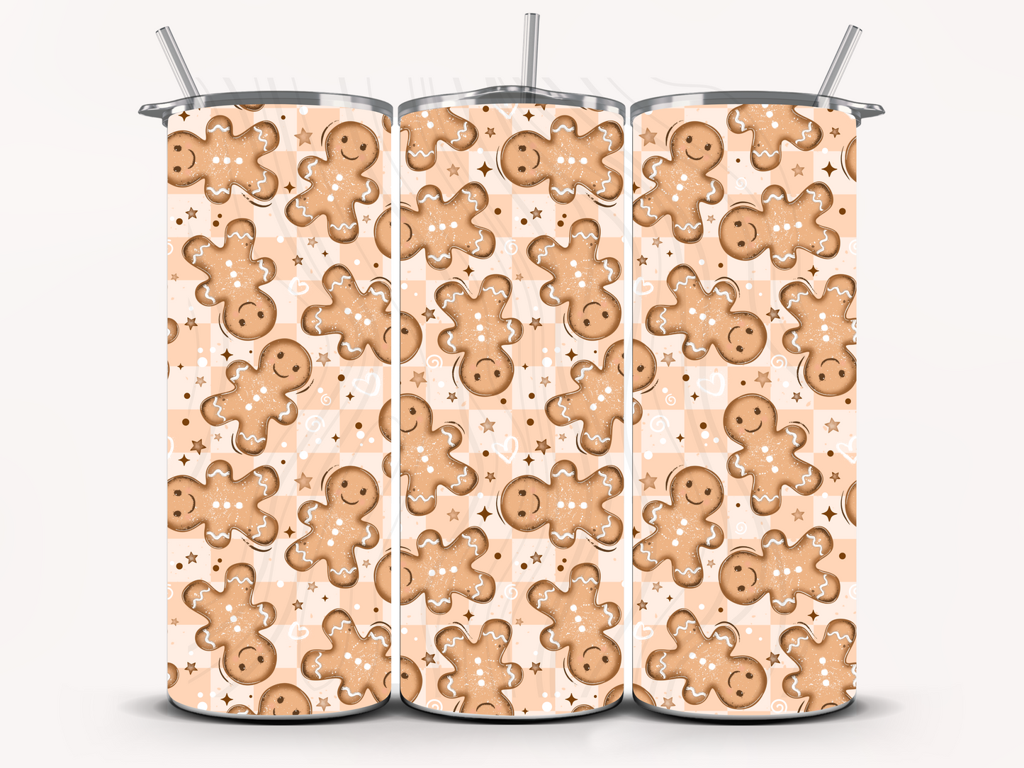 Gingerbread Men Seamless Transfer