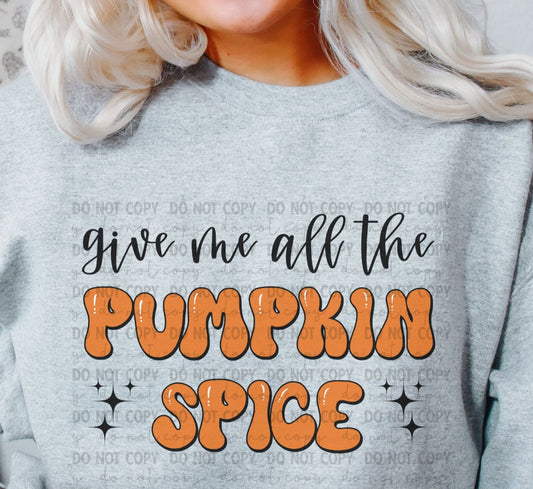 Give Me All The Pumpkin Spice Transfer