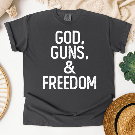 God Guns & Freedom White Transfer