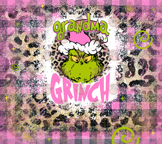Grandma Grump Tumbler Wrap - Sublimation Transfer