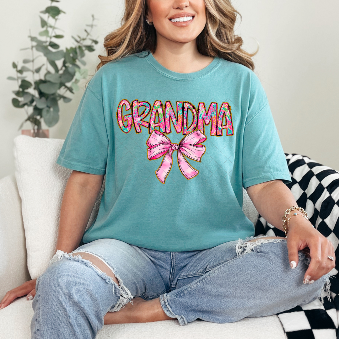 Grandma Tropical Coquette Transfer