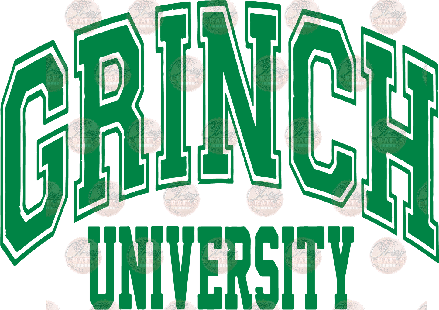 Green Grump University - Sublimation Transfer