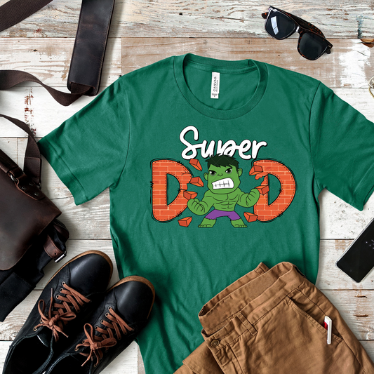 Green Man Super Dad Transfer