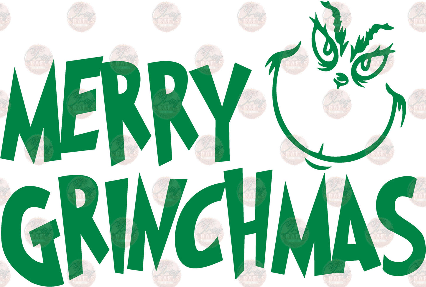 Green Merry Grumpmas Est 1957 - Sublimation Transfer