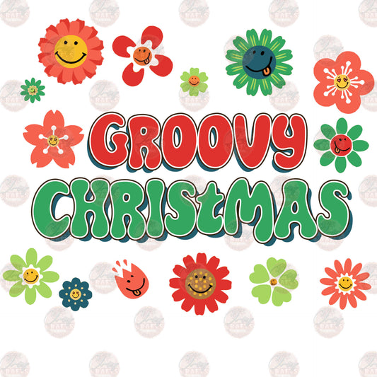 Groovy Christmas - Sublimation Transfer
