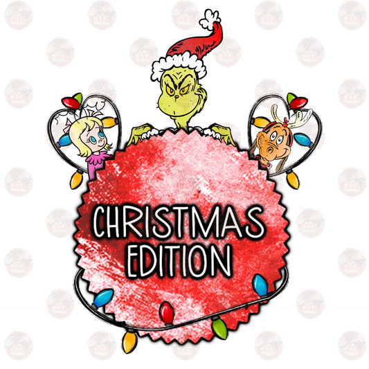 Grump Christmas Edition Pocket - Sublimation Transfer