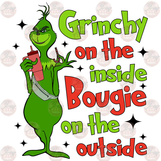 Grumpy On The Inside Bougie On The Outside - Sublimation Transfer