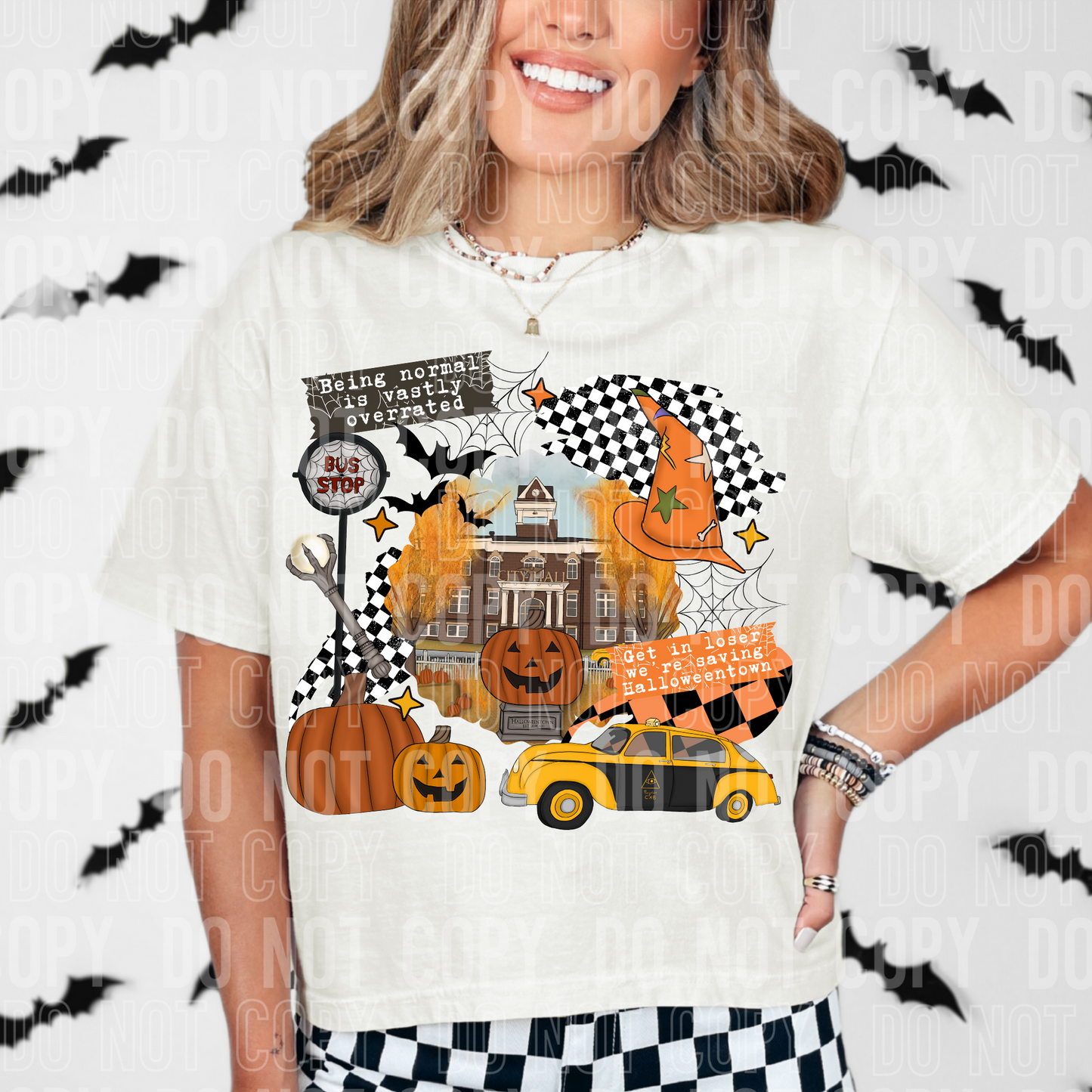 HALLOWEEN COLLAGE TRANSFER