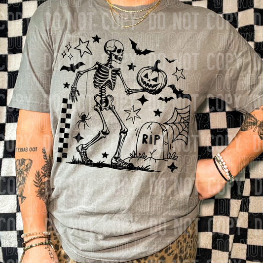 HALLOWEEN SKELETON TRANSFER