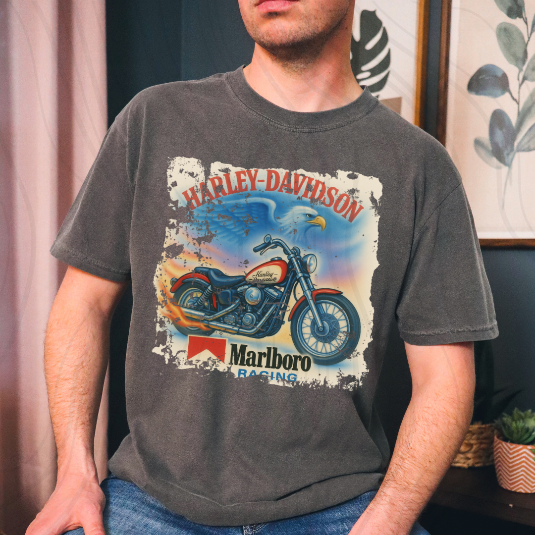 HD Marlboro Distressed Transfer