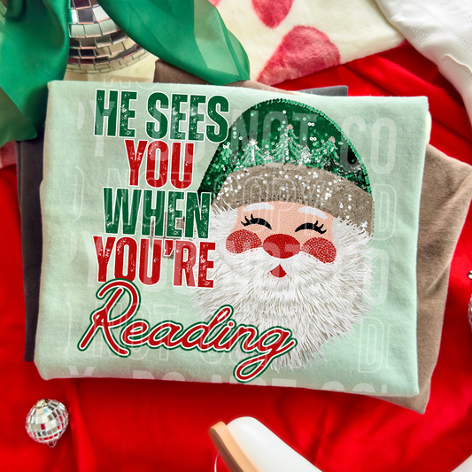 HE SEES YOU WHEN YOURE READING TRANSFER