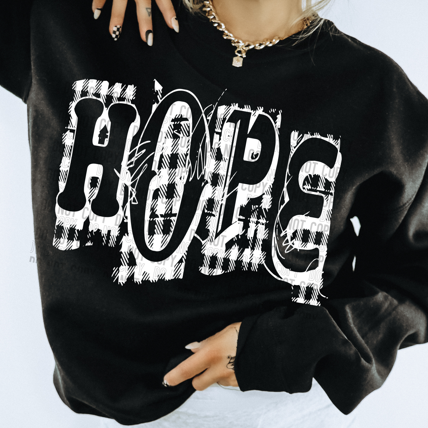 HOPE PLAID DISTRESSED TRANSFER