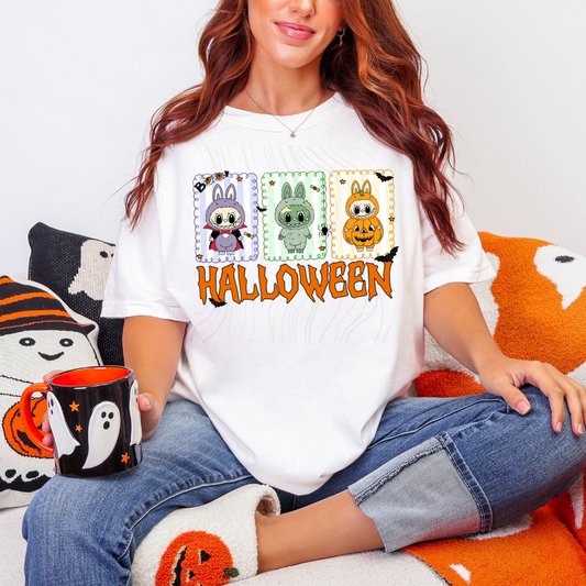 Halloween Labubu Striped Transfer