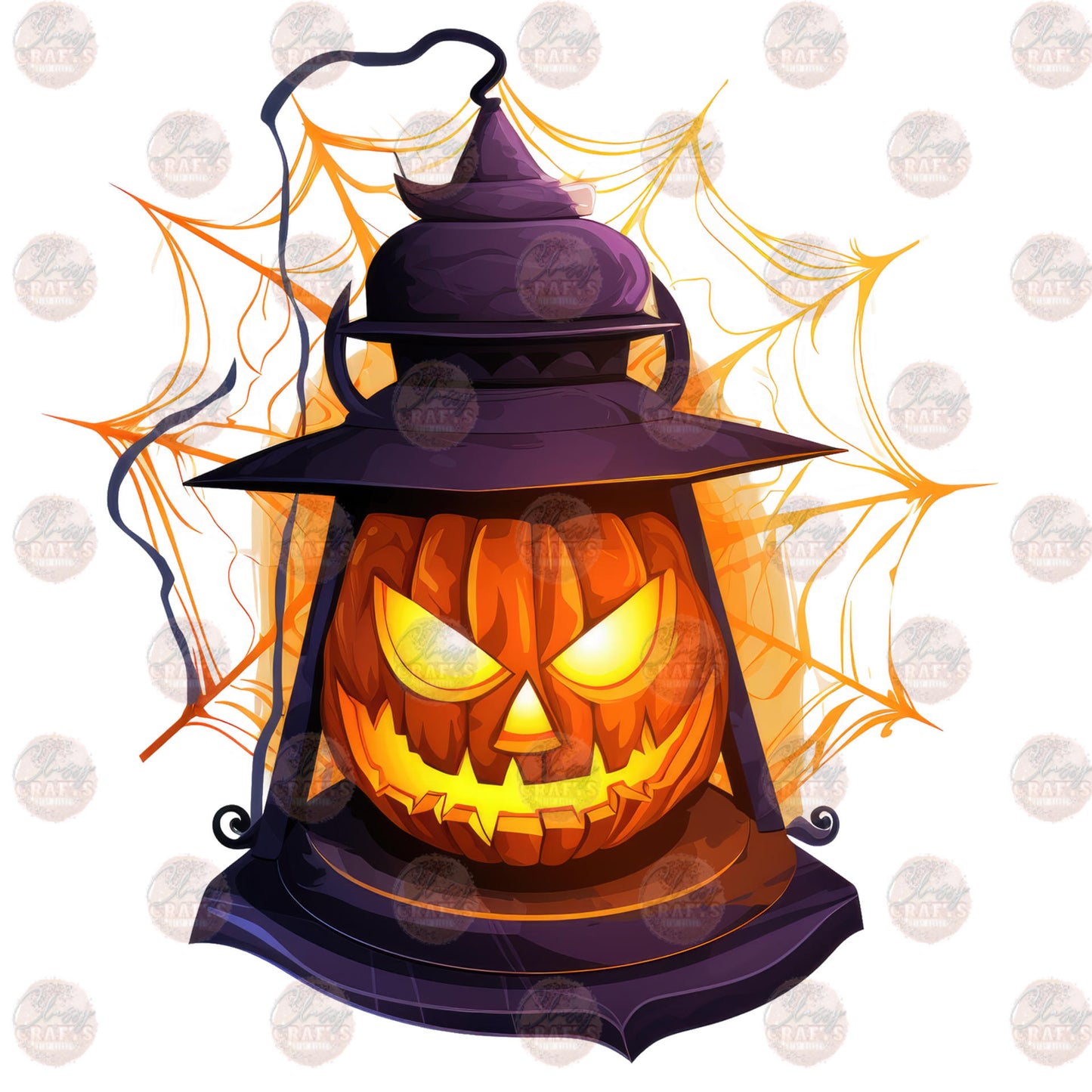 Halloween Lantern Transfer