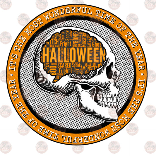 Halloween On The Brain - Sublimation Transfer