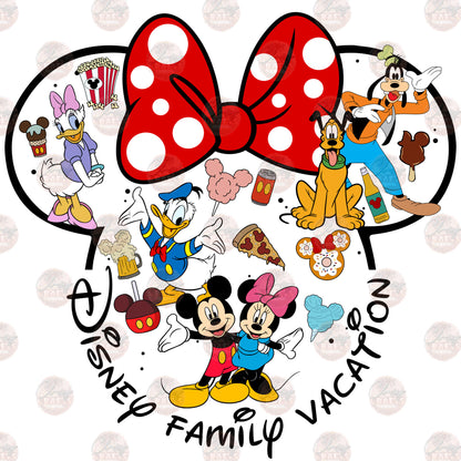 Happiest Vacation Bow Transfer