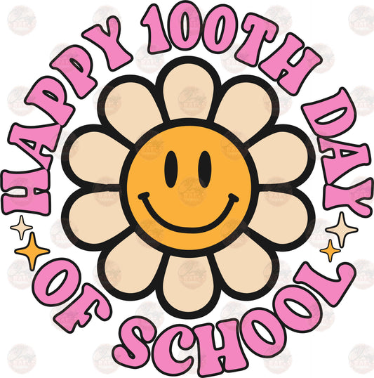 Happy 100th Day - Sublimation Transfers