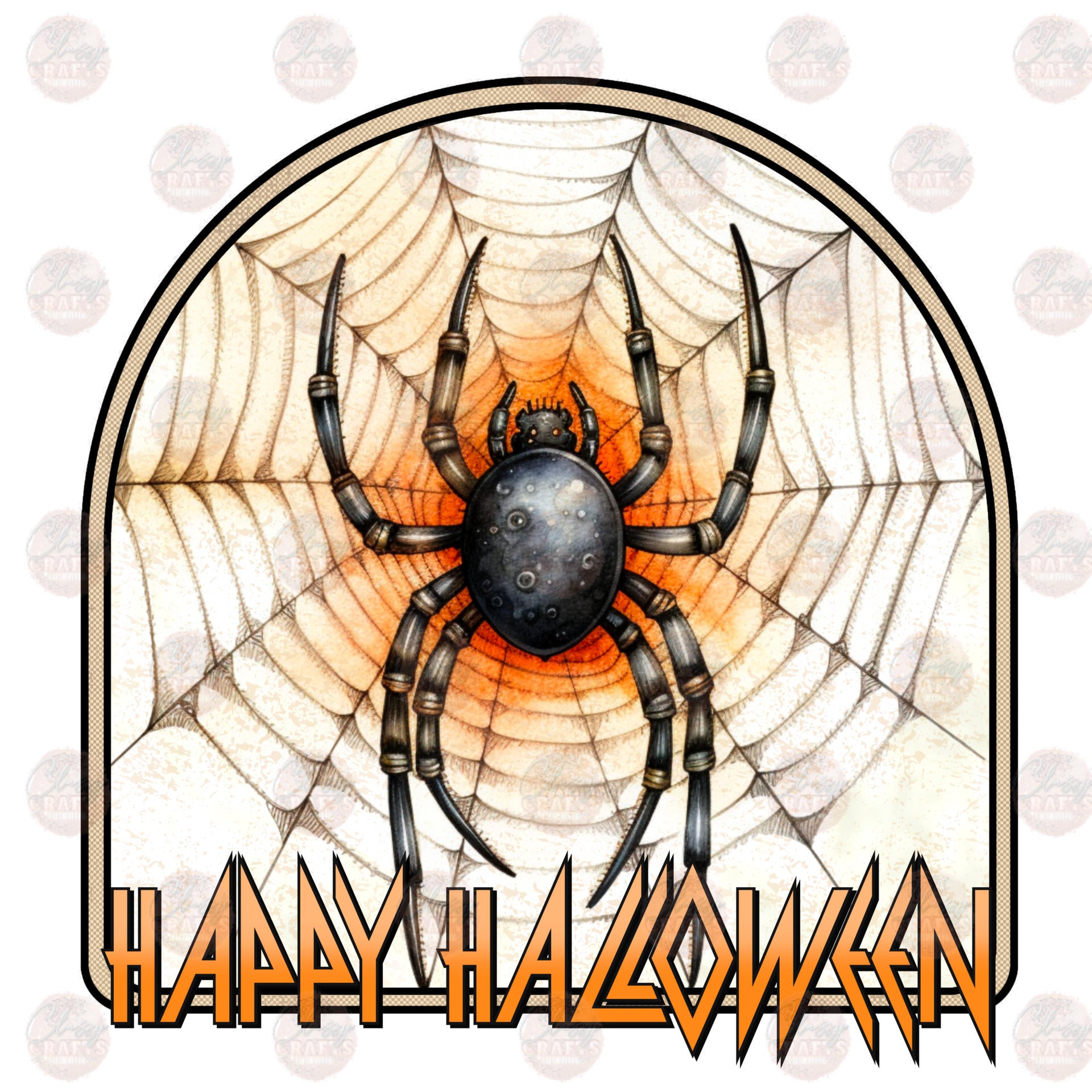 Halloween Spider - Sublimation Transfer – Classy Crafts