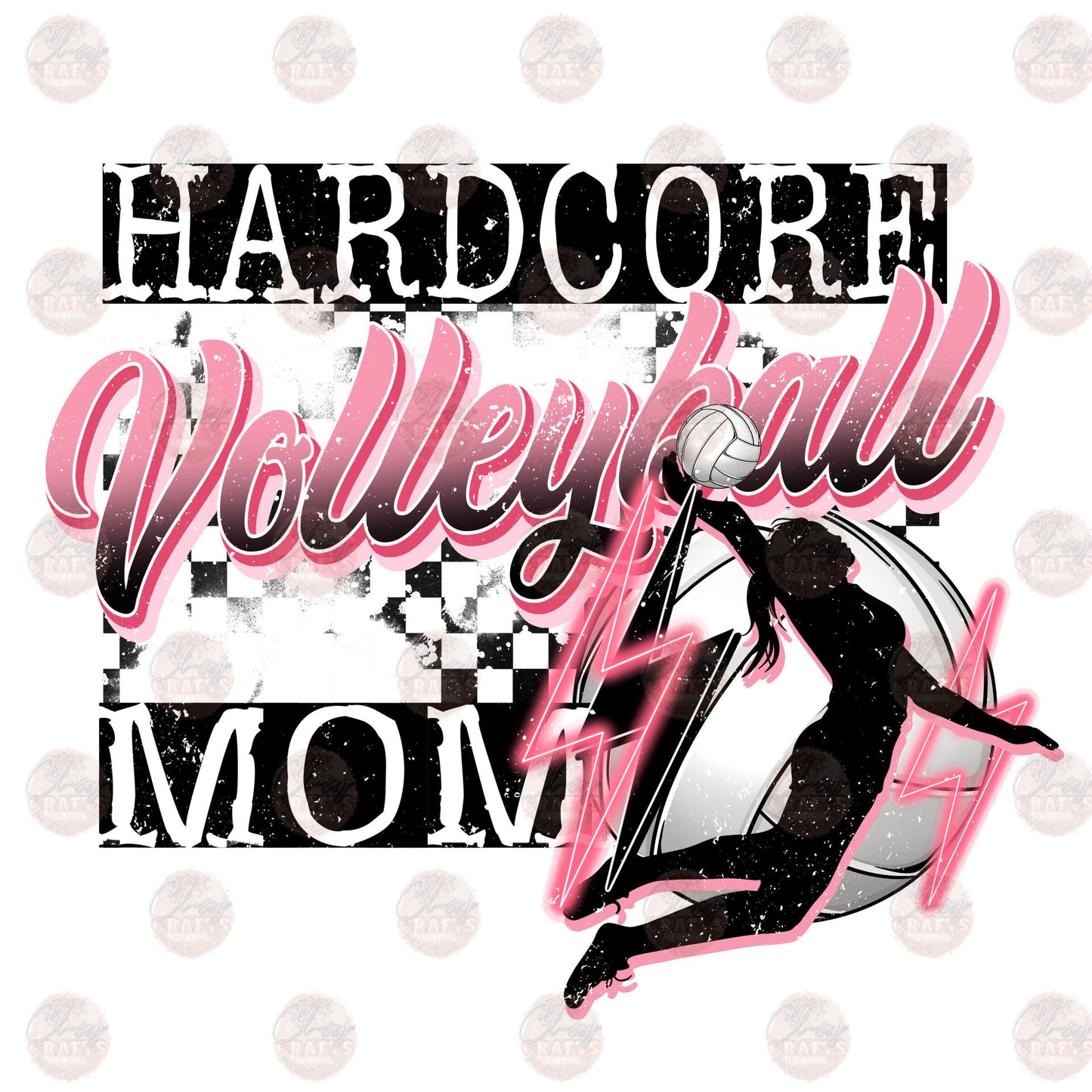 Hardcore Volleyball Mama Transfer