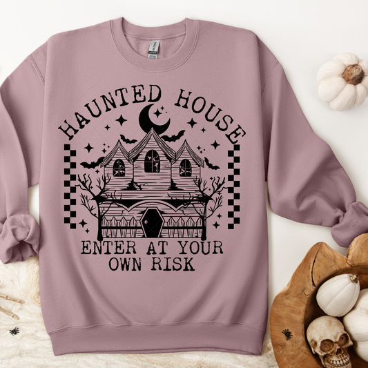 Haunted House Enter At Your Own Risk Transfer