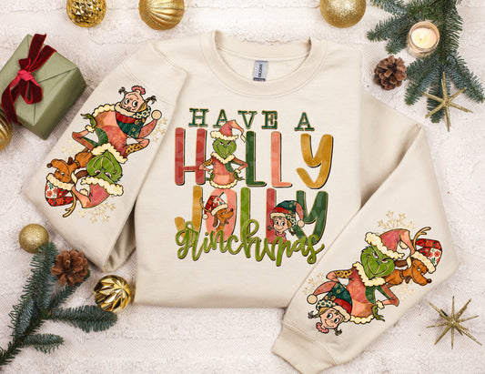 Have A Holly Jolly Gmas ** TWO PART* SOLD SEPARATELY**