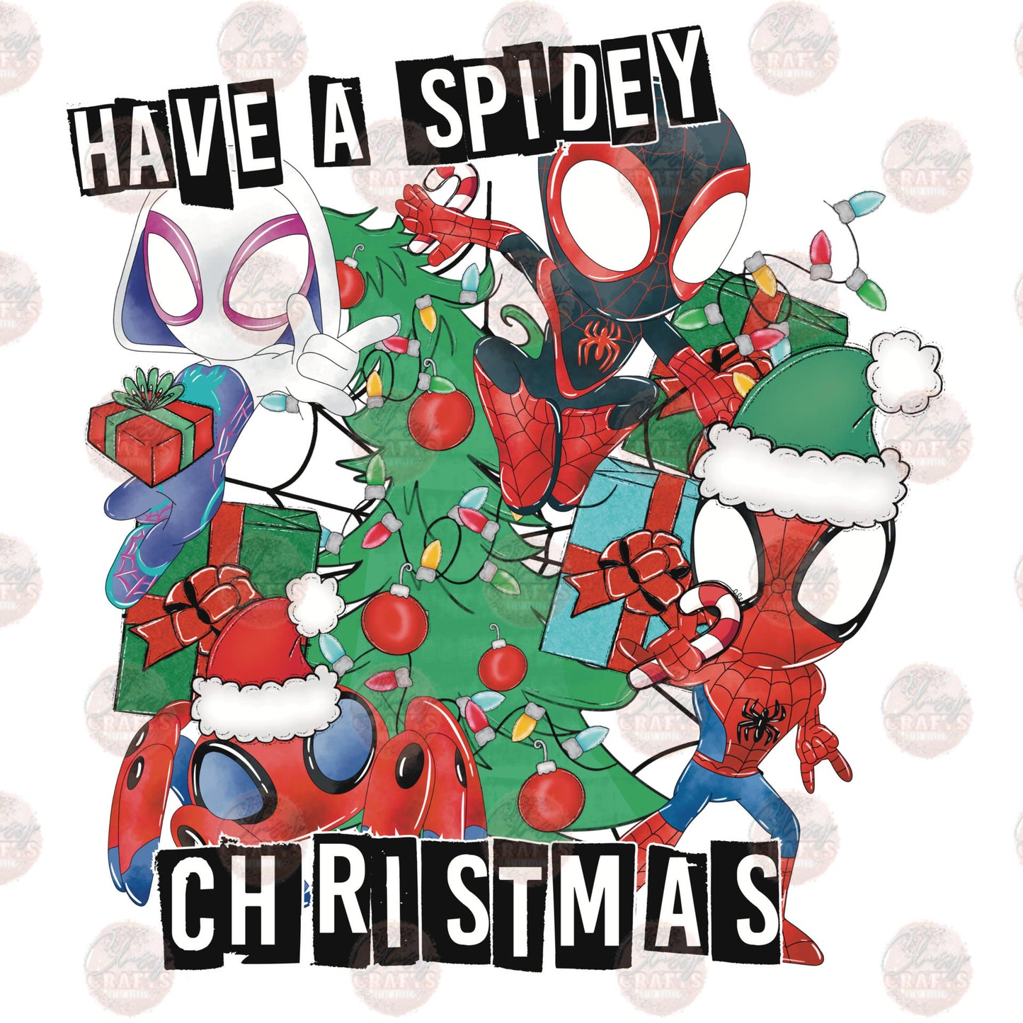 Have A Spidey Christmas - Sublimation Transfer