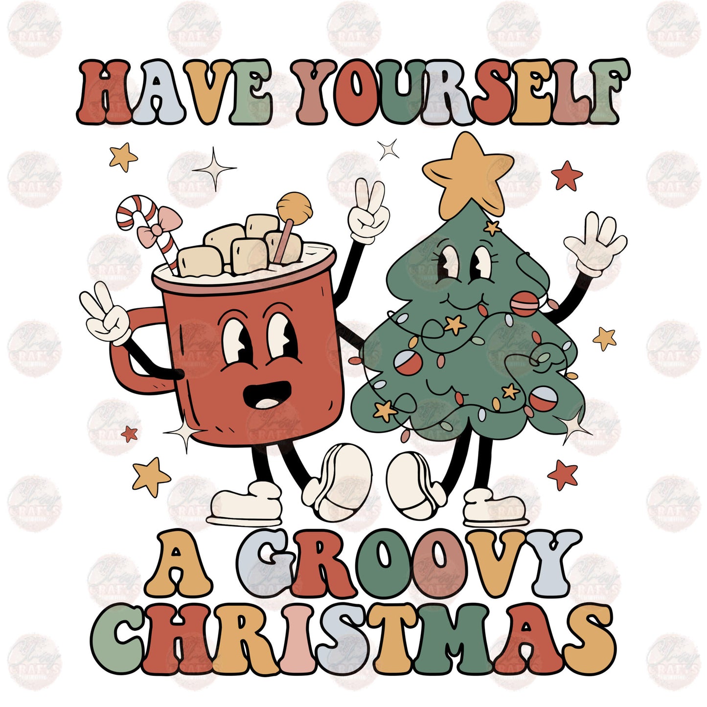 Have Yourself A Groovy Christmas Transfer